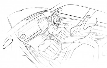 Renault Talisman Interior Design Sketch by Moneet Chitodra