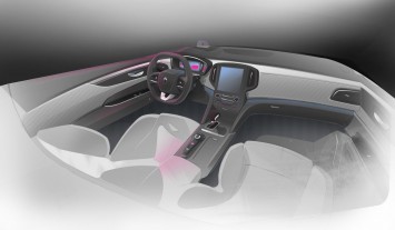 Renault Talisman Interior Design Sketch Render by Nicolas Dortindeguey