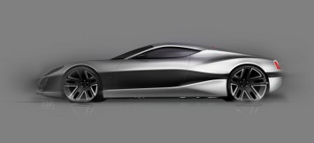 Rimac Concept One - Design Sketch