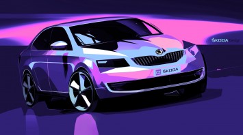 Skoda Octavia Design Sketch