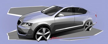 Skoda Octavia Design Sketch