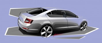 Skoda Octavia Design Sketch