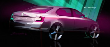 Skoda Octavia Design Sketch