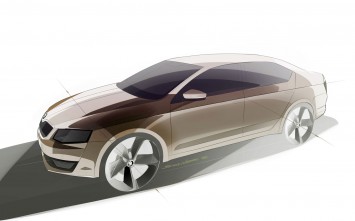 Skoda Octavia Design Sketch