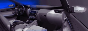 Skoda Octavia Interior Design Sketch