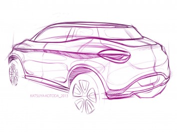 Suzuki Crosshiker Concept - Design Sketch by Katsuya Kotoda