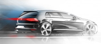 Volkswagen Golf VII - Design Sketch