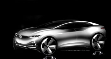 Volkswagen I.D. CROZZ Concept Design Sketch