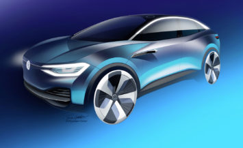 Volkswagen I.D. CROZZ Concept Design Sketch