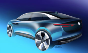 Volkswagen I.D. CROZZ Concept Design Sketch