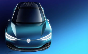 Volkswagen I.D. CROZZ Concept Design Sketch