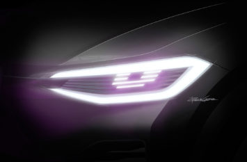 Volkswagen I.D. CROZZ Concept Headlight Design Sketch