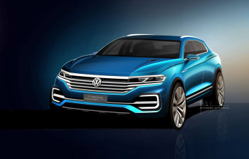 Volkswagen T Prime Concept GTE Design Sketch Render