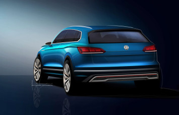 Volkswagen T Prime Concept GTE Design Sketch Render