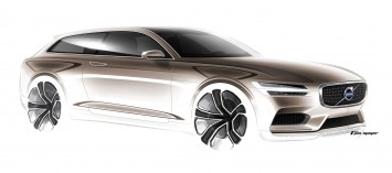 Volvo Concept Estate - Design Sketch by T. Jon Mayer