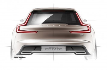 Volvo Concept Estate - Design Sketch by T. Jon Mayer