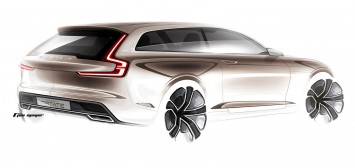 Volvo Concept Estate - Design Sketch by T. Jon Mayer