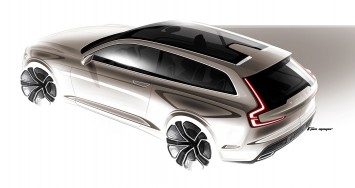 Volvo Concept Estate - Design Sketch by T. Jon Mayer