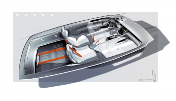 Volvo Concept Estate Interior Design Sketch