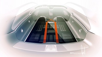 Volvo Concept Estate Interior Design Sketch