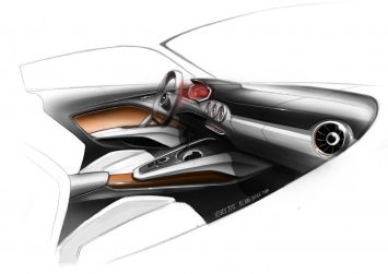 2014 Audi TT Interior Design Sketch