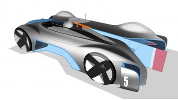 Alpine Vision Gran Turismo Concept Design Sketch by Victor Sfiazof