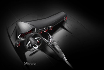 Audi Allroad Shooting Brake Concept Interior Design Sketch by Maximilan Kandler