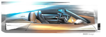 BMW Concept Z4 Interior Design Sketch