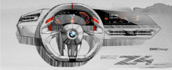 BMW Concept Z4 Interior Design Sketch