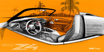 BMW Concept Z4 Interior Design Sketch