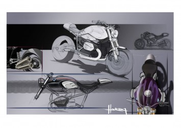 BMW R nineT - Design Sketches