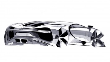 Bugatti Chiron Design Sketch