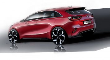 Kia Ceed Design Sketch Render