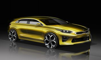 Kia Ceed Design Sketch Render