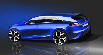 Kia Ceed Design Sketch Render