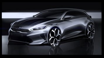 Kia Ceed Design Sketch Render