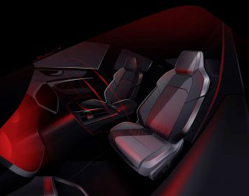 New Audi A6 Interior Design Sketch