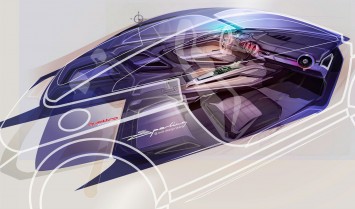 New Audi TT Interior Design Sketch