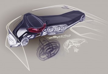 New Audi TT Interior Design Sketch