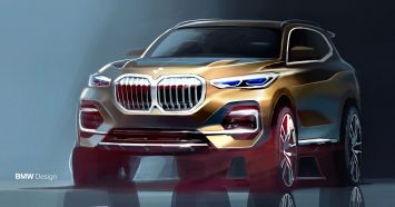 New BMW X5 Design Sketch Render