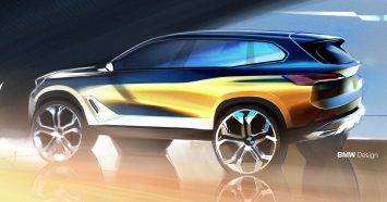 New BMW X5 Design Sketch Render