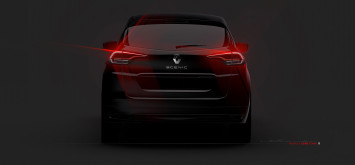 New Renault Scenic Tail Light Design Sketch Render by Stefano Bolis