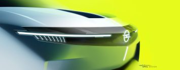 Opel Experimental Concept Design Sketch Render Headlight