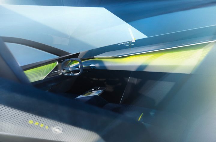 Opel Experimental Concept Interior Design Sketch Render