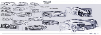 Opel Manta Concept - Design Sketches