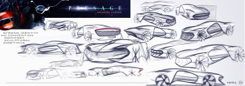 Opel Manta Concept - Design Sketches