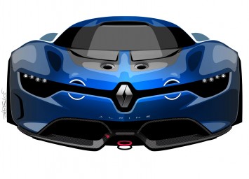 Renault Alpine A110 50 Concept - Design Sketch