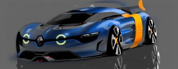 Renault Alpine A110 50 Concept - Design Sketch