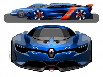 Renault Alpine A110 50 Concept - Design Sketch