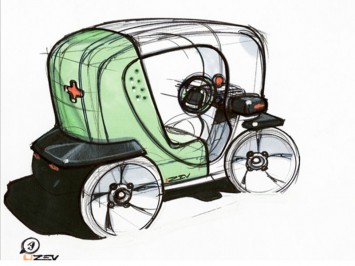 Renault Twizy Concept - Design Sketch